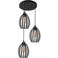 Dali Cluster Pendelleuchte Schwarz 38cm - Helam von HELAM