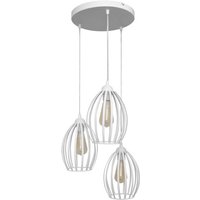 Dali Cluster Pendelleuchte Weiß 38cm - Helam von HELAM