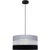 Helam HELEN Zylindrische Pendelleuchte Grau, Silber, Schwarz 40cm von HELAM