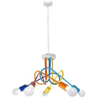 Helam OXFORD Mehrarm-Pendelleuchte Weiß, Mehrfarbig 60cm von HELAM
