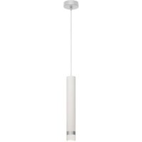 Helam TUBA Schlanke Pendel-Deckenleuchte Weiß, Chrom 10cm von HELAM