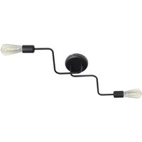 Helam TUBE Halbbündige Deckenleuchte mit mehreren Armen Schwarz 54cm Helam TUBE Halbbündige Deckenleuchte mit mehreren Armen Schwarz 54cm von HELAM