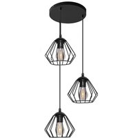 Helam - agat Cluster Pendelleuchte Schwarz 38cm von HELAM