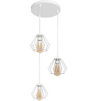 Agat Cluster Pendelleuchte Weiß 38cm - Helam von HELAM