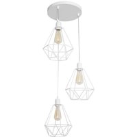 Helam - karo Cluster Pendelleuchte Weiß 32cm von HELAM