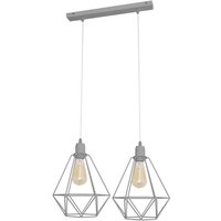 Helam - karo Straight Bar Pendelleuchte Grau 50cm von HELAM