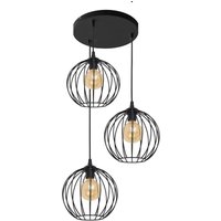 Helam - mercure Cluster Pendelleuchte Schwarz 40cm von HELAM
