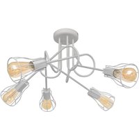 Helam - oxford Halbbündige Deckenleuchte mit mehreren Armen Weiß 64cm von HELAM