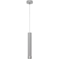 Helam - tuba Slim Pendelleuchte Grau, Chrom 10cm von HELAM