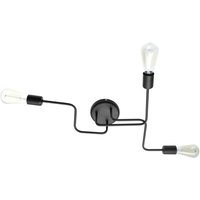 Tube Halbbündige Deckenleuchte mit mehreren Armen Schwarz 66cm - Helam von HELAM