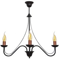 Malbo Mehrarm-Pendelleuchte Schwarz, Kupfer 60cm - Helam von HELAM