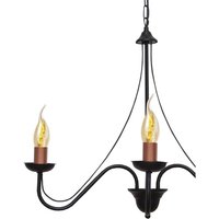 Malbo Mehrarm-Pendelleuchte Schwarz, Kupfer 60cm - Helam von HELAM