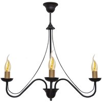 Malbo Mehrarm-Pendelleuchte Schwarz, Patina 60cm - Helam von HELAM