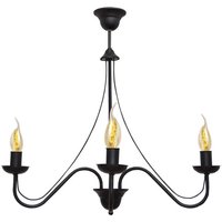 Malbo Mehrarm-Pendelleuchte Schwarz 60cm - Helam von HELAM