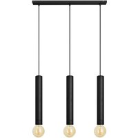 Tuba Straight Bar Pendelleuchte Schwarz 60cm - Helam Tuba Straight Bar Pendelleuchte Schwarz 60cm - Helam von HELAM
