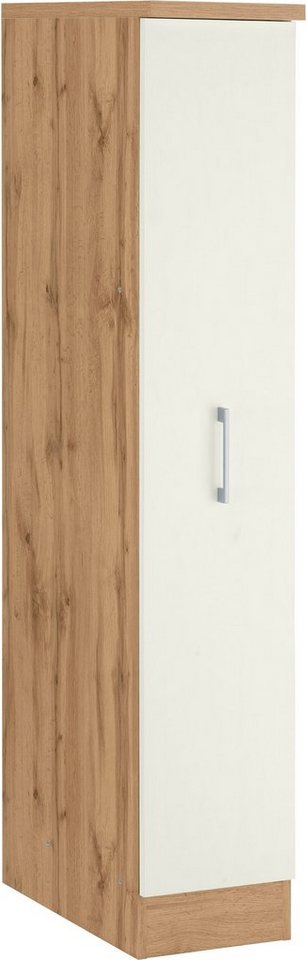 KOCHSTATION Apothekerschrank KS-Colmar 30 cm breit, 165 cm hoch, mit 3 Ablagen, mit Metallgriff von KOCHSTATION