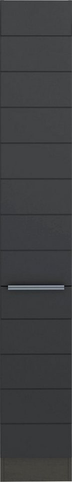 KOCHSTATION Apothekerschrank KS-Luhe 30 cm breit, hochwertige MDF-Fronten mit waagerechter Lisene von KOCHSTATION