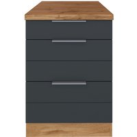 HELD MÖBEL Auszugsunterschrank »Faro«, BxHxT: 60 x 86 x 60 cm, Holzwerkstoff - grau von HELD MÖBEL