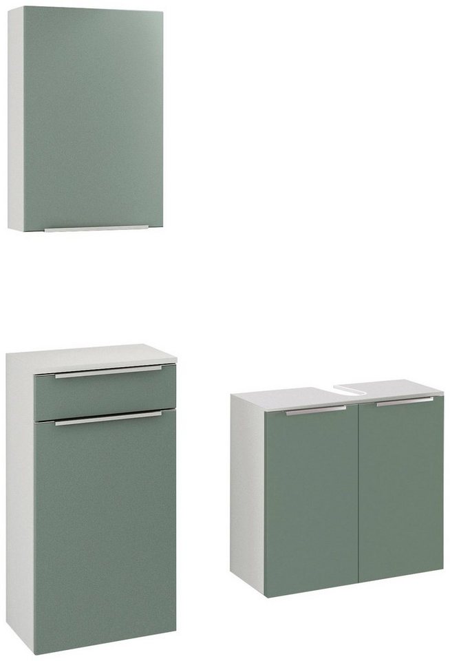 welltime Badmöbel-Set Matera, (3-St), mit Softclose-Funktion von welltime