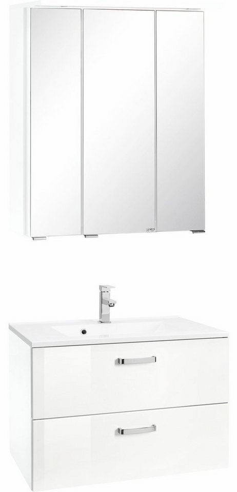 welltime Badmöbel-Set Ravenna, (2-St), mit Soft-Close Funktion von welltime