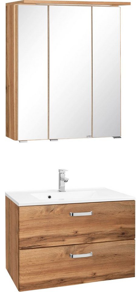 welltime Badmöbel-Set Ravenna, (2-St), mit Soft-Close Funktion von welltime