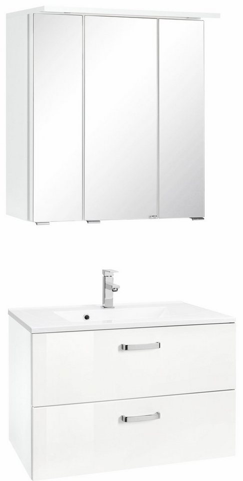 welltime Badmöbel-Set Ravenna, (2-St), mit Soft-Close Funktion von welltime