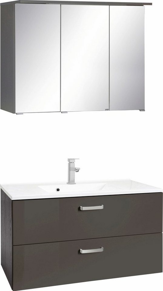 welltime Badmöbel-Set Ravenna, (2-St), mit Soft-Close Funktion von welltime