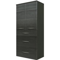 HELD MÖBEL Badschrank »Florida«, BxHxT: 60 x 130 x 35 cm - grau von HELD MÖBEL