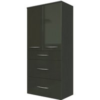 HELD MÖBEL Badschrank »Florida«, BxHxT: 60 x 130 x 35 cm - grau von HELD MÖBEL