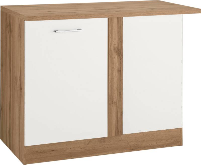 KOCHSTATION Eckunterschrank KS-Colmar 110 cm, mit Metallgriff von KOCHSTATION