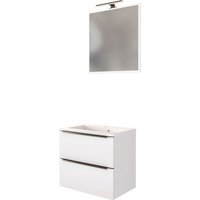 HELD MÖBEL Gäste-Waschtisch-Set »GARDA«, 5-teilig - weiss von HELD MÖBEL
