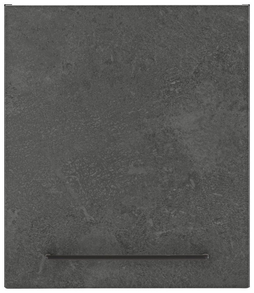 HELD MÖBEL Hängeschrank Tulsa 50 cm breit, 57 cm hoch, 1 Tür, schwarzer Metallgriff, MDF Front von HELD MÖBEL