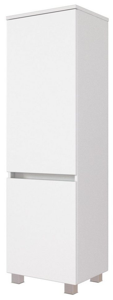 HELD MÖBEL Hochschrank Midischrank Baabe 40 cm weiß/matt weiß von HELD MÖBEL