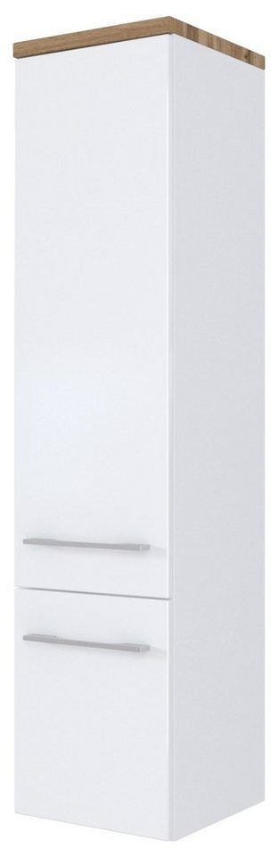 HELD MÖBEL Hochschrank Midischrank Davos 30 cm weiß/matt weiß von HELD MÖBEL