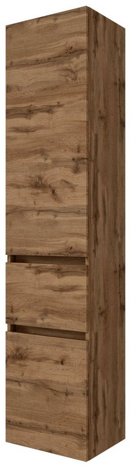 HELD MÖBEL Hochschrank Seitenschrank Baabe 40 cm Wotaneiche/Wotaneiche von HELD MÖBEL