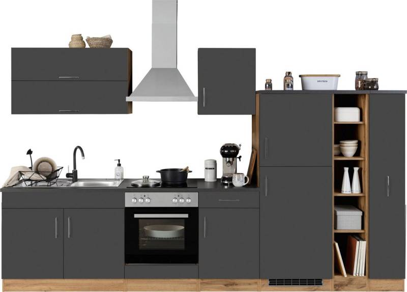 KOCHSTATION Küchenzeile KS-Colmar, mit E-Geräten, Breite 330 cm von KOCHSTATION
