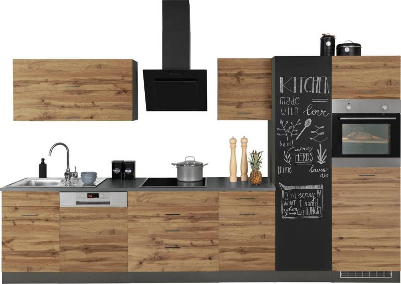 KOCHSTATION Küchenzeile KS-Trier, ohne E-Geräte, Breite 350 cm von KOCHSTATION