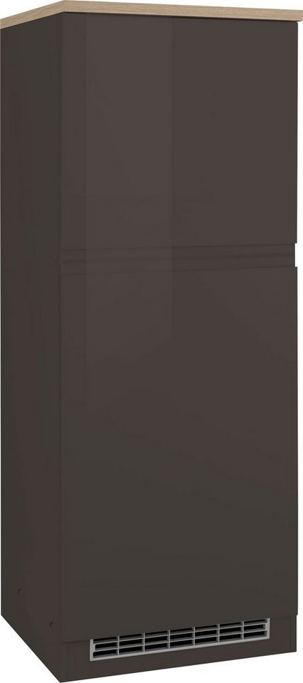 Kochstation Kühlumbauschrank KS-Virginia 165 cm hoch, 60 cm breit, Nische für Kühlschrank: 56/88/55 cm, 2 Türen von Kochstation