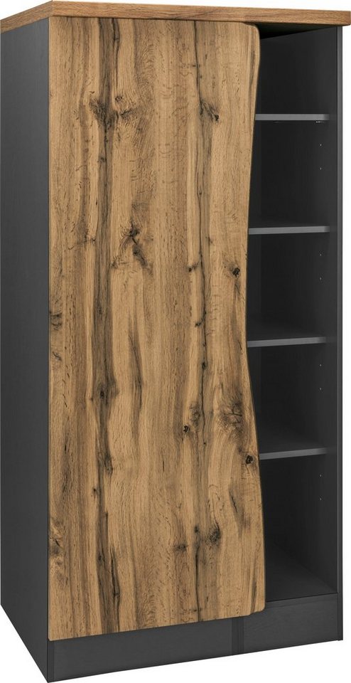 Kochstation Midischrank KS-Bruneck Vorratsschrank >>Bruneck<< 90 cm breit, hochwertige MDF-Fronten von Kochstation