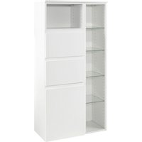 HELD MÖBEL Midischrank »Cardiff«, BxHxT: 65 x 130 x 35 cm - weiss von HELD MÖBEL