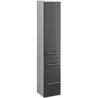HELD MÖBEL Midischrank »Parma«, BxHxT: 25 x 130 x 27 cm - grau von HELD MÖBEL