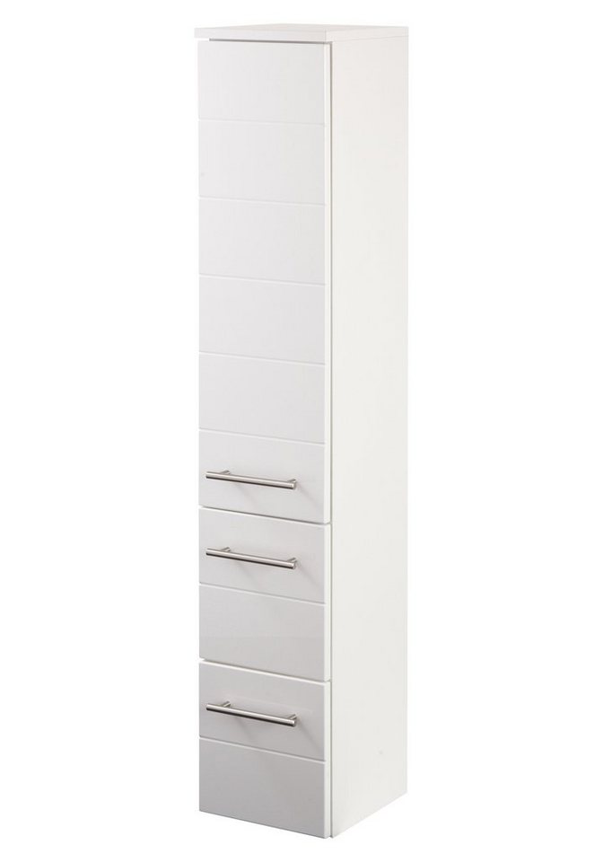 welltime Midischrank Porto Breite 25 cm, mit hochglänzenden Fronten von welltime