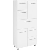HELD MÖBEL Midischrank »Portofino«, BxHxT: 60 x 130 x 35 cm - weiss von HELD MÖBEL
