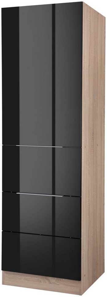 Kochstation Seitenschrank KS-Brindisi 60 cm breit, 200 cm hoch, viel Stauraum von Kochstation