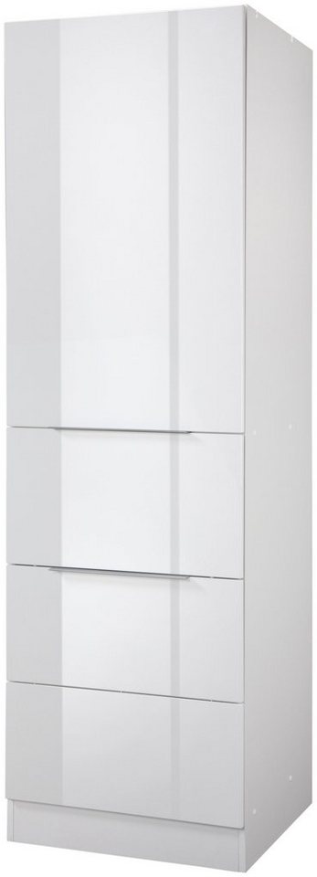 Kochstation Seitenschrank KS-Brindisi 60 cm breit, 200 cm hoch, viel Stauraum von Kochstation