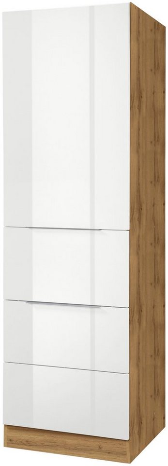 Kochstation Seitenschrank KS-Brindisi 60 cm breit, 200 cm hoch, viel Stauraum von Kochstation