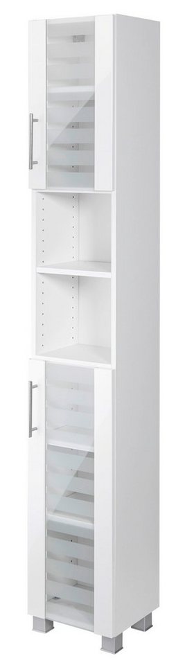 welltime Seitenschrank Jaca Breite 30 cm, mit MDF Hochglanz-Fronten von welltime