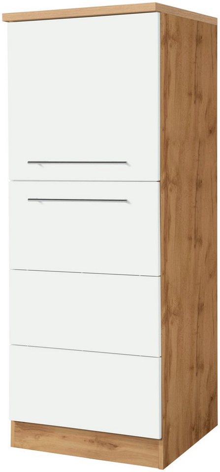 KOCHSTATION Seitenschrank KS-Wien Breite 60 cm, Höhe 165 cm, Türanschlag wechselbar von KOCHSTATION