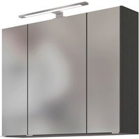 HELD MÖBEL Spiegelschrank »Arezzo«, Höhe: 64 cm, Tiefe: 20 cm, graphitgrau von HELD MÖBEL