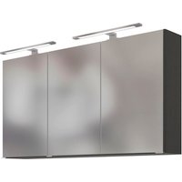 HELD MÖBEL Spiegelschrank »Arezzo«, Höhe: 64 cm, Tiefe: 20 cm, graphitgrau von HELD MÖBEL